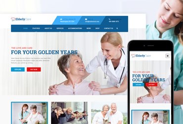 Elderly Care WordPress Theme free download from AnpsThemes