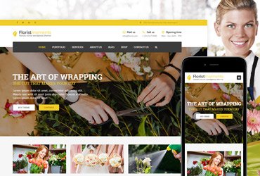 Florist WordPress Theme free download from AnpsThemes