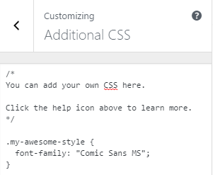 custom-css