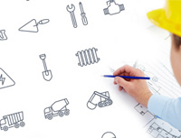 25 Beautifully Crafted Construction Icons